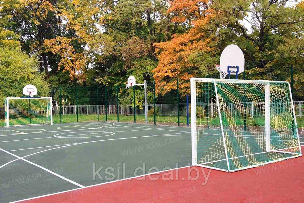 Гандбольные ворота без сетки с баскетбольным щитом с сеткой арт. 006603 - фото 3 - id-p99963700