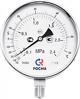 Мановакуумметр ТМВ-611Р.00(-0,1-1,5MPa) (-70...+40C)М20х1,5.1,5 NH3 Аммиак