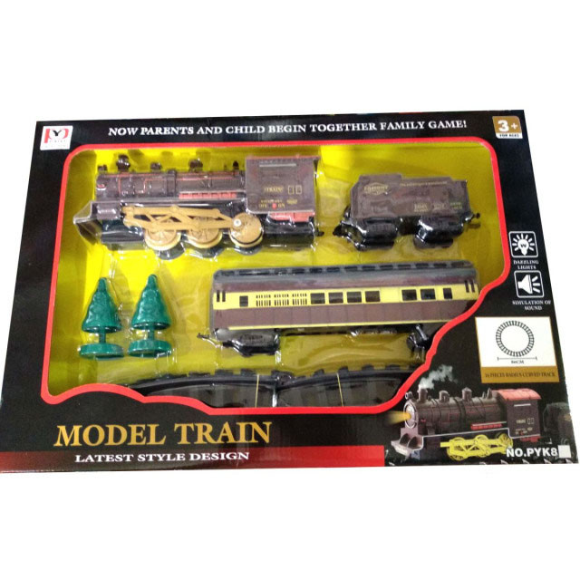 Детская железная дорога Model Tain PYK81 (свет, звук, дым) - фото 1 - id-p99966086