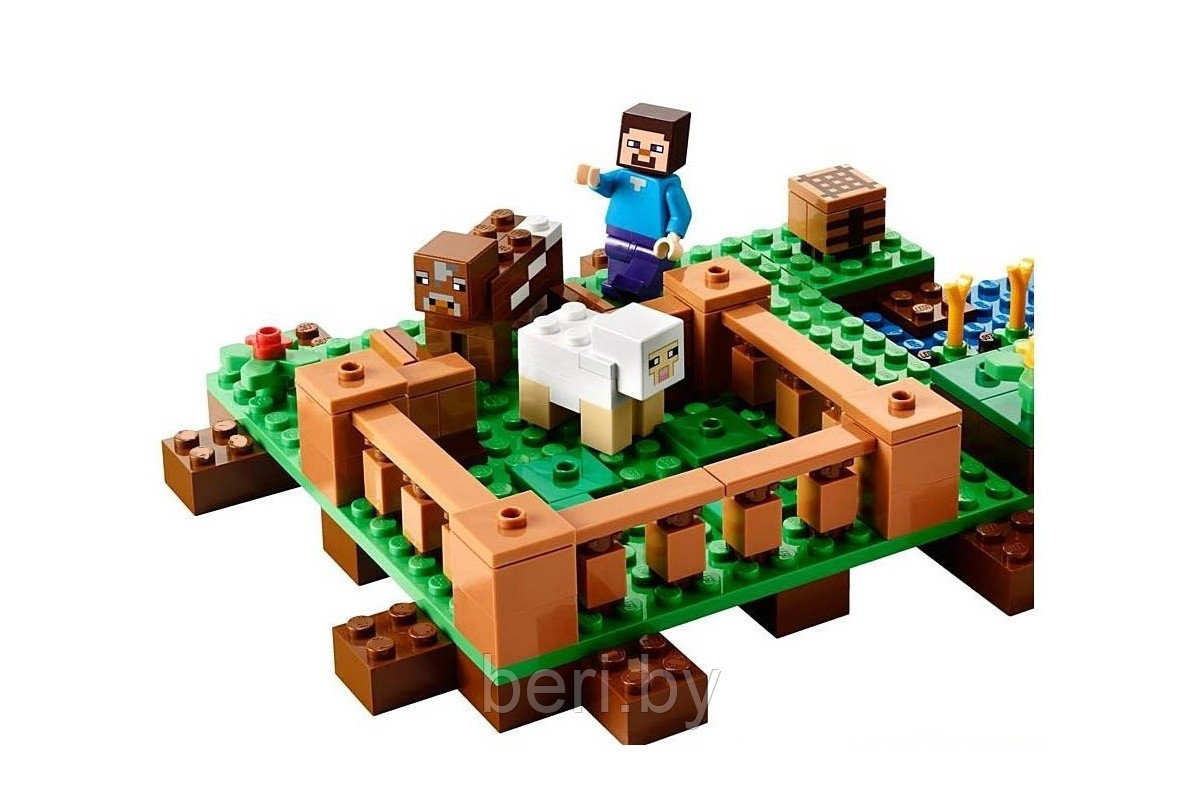 Конструктор Minecraft 10175 "Ферма", 262 детали, аналог Lego Minecraft 21114 - фото 3 - id-p99976105