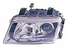 AUDI A4 {S4} фара передняя левая ксенон линзованная прозрачная внутри хромированная (DEPO) для AUDI A4