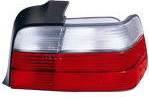 E36 фонарь задний внешний правый (седан) (DEPO) бело-красный для BMW E36