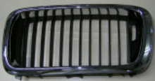 E38 решетка радиатора левая (тайвань) черная хромированная для BMW E38