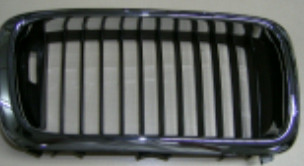 E38 решетка радиатора правая (тайвань) черная хромированная для BMW E38 - фото 1 - id-p99978482