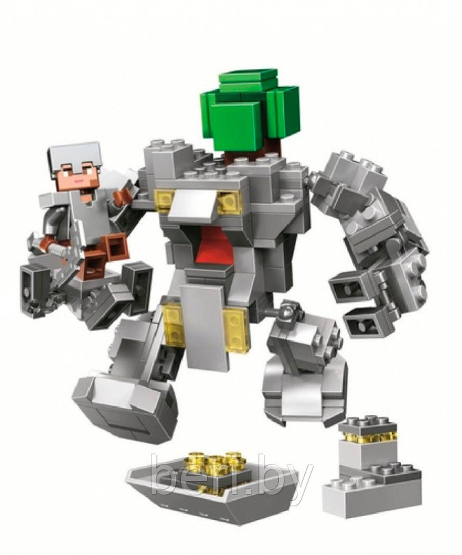 11135 Конструктор Bela Minecraft "Робот Титан" 221 деталь, аналог Lego Minecraft - фото 2 - id-p99994470