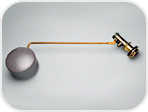 Клапан шаровый латунный с поплавком - фото 1 - id-p99998218