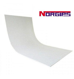 Гипсокартон арочный Norgips 2,6м * 1,2мм* 6,5мм, фото 2