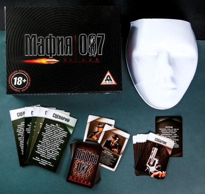 Подарочный игровой набор «Мафия» с масками - фото 1 - id-p100001037