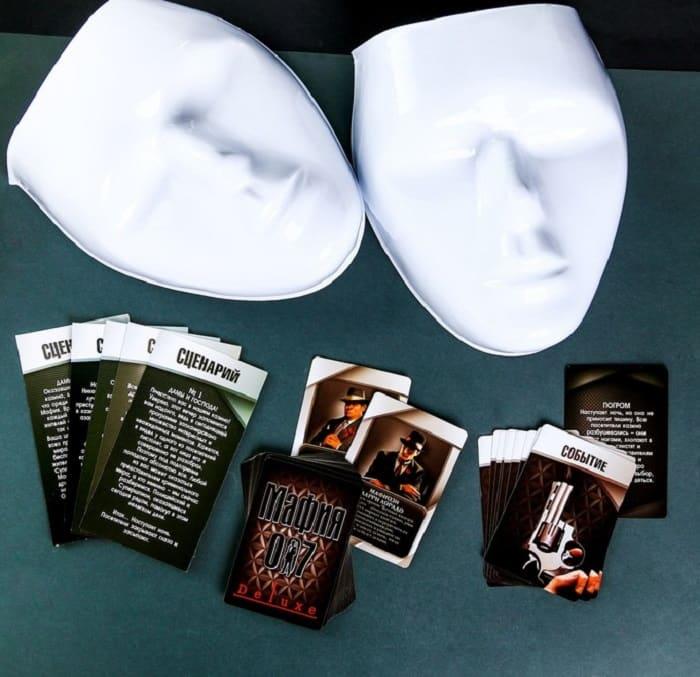 Подарочный игровой набор «Мафия» с масками - фото 3 - id-p100001037