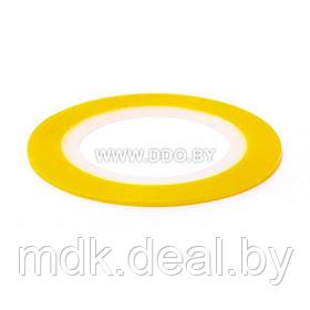 Ленты самоклеющиеся для дизайна ногтей (yellow) 1шт №25 мод.D639