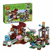33229 Конструктор Lele Minecraft "Маленькая ферма" 390 деталей, аналог Lego Minecraft