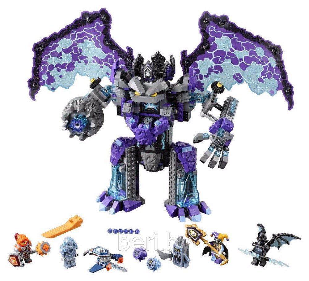 10705 Конструктор BELA Nexo Knights "Каменный великан-разрушитель" 808 деталей, аналог LEGO Nexo Knights 70356 - фото 2 - id-p100036252