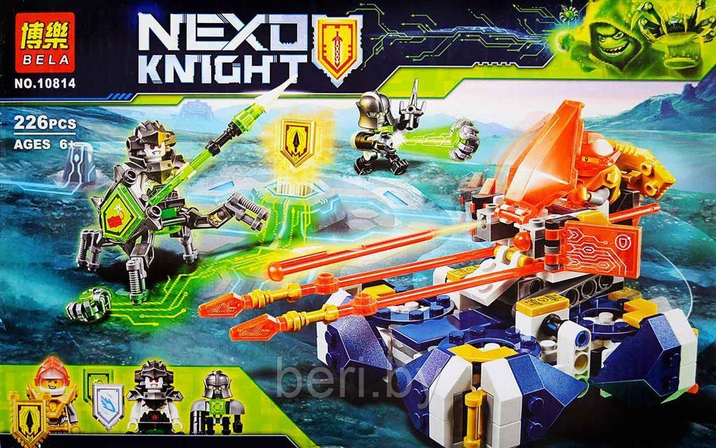 10814 Конструктор BELA Nexo Knights "Турнирная машина Ланса", 226 деталей, аналог LEGO Nexo Knights 72001 - фото 2 - id-p100036280