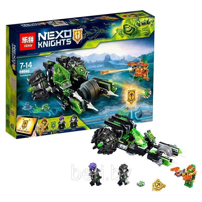10815 Конструктор BELA Nexo Knights "Боевая машина близнецов" 210 деталей аналог LEGO Nexo Knights 72002 - фото 1 - id-p100036648