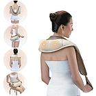 Вибрационно-ударный многофункциональный массажер для тела, шеи и плеч Cervical Massage Shawls, фото 4