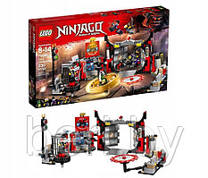 Конструктор Ninjago Bela 10804 "Штаб-квартира Сынов Гармадона" 558 деталей, аналог Lego 70640