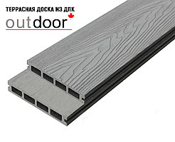 Террасная доска ДПК Outdoor 3D 150*25*4000 мм. HAVANA GREY серая