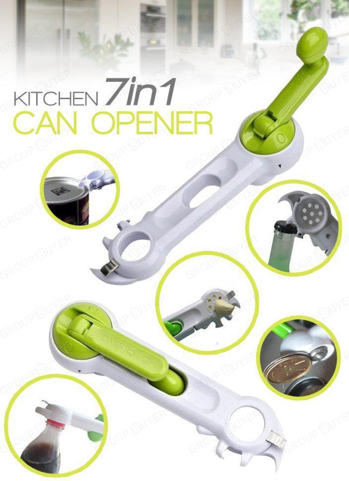 Открывалка-консервный нож Kitchen CanDo 7 в 1 - фото 4 - id-p100056162