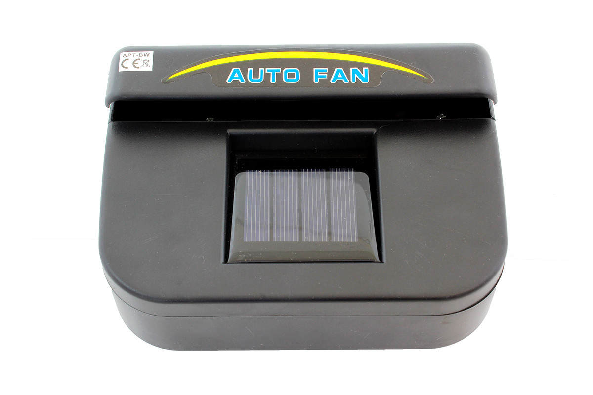 Автомобильный вентилятор на солнечной батарее для салона автомобиля - фото 5 - id-p100058278