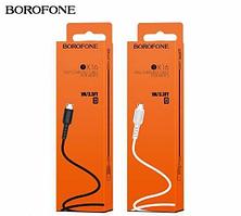 USB кабель Micro Usb BOROFONE BX16 Easy charging cable 1 метр (черный)