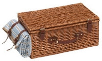 Плетеная корзина для пикника - фото 1 - id-p5146146