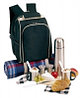 Рюкзак для пикника на 2 персоны с комплектом металлических столовых приборов
