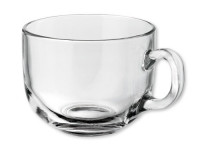Стекляная чашка, 400 мл - фото 1 - id-p5146297