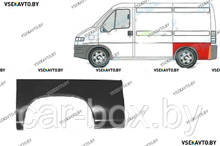 Крыло заднее левое PEUGEOT BOXER 2 03.1994-04.2002  ремкомплект, короткая база