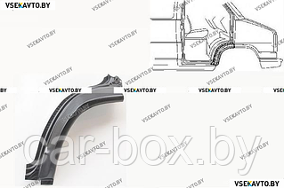 Арка передняя FIAT DUCATO 1 01.1982-10.1994 , задняя часть, под дверь правая