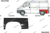 Крыло заднее левое FIAT DUCATO 2 02.1994-04.2002 ремкомплект, короткая база