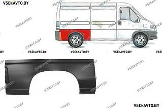 Крыло заднее правое FIAT DUCATO 2 02.1994-04.2002 ремкомплект, длинная база