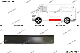 Панель боковая левая MERCEDES L 207-410 (601,602) 01.1977-06.1995 за водительской дверью, 21 см