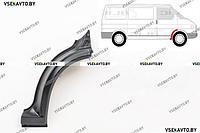 Арка передняя правая VOLKSWAGEN T4 Прямые фары 05.1996-04.2003 , задняя часть, под дверь