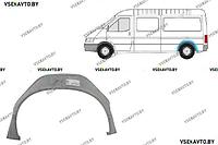 Арка задняя левая FORD TRANSIT 10.1994-07.2000 внутренняя часть, длинная база