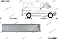 Дверь боковая сдвижная правая FORD TRANSIT 01.1985-09.1991 нижняя внутренняя часть