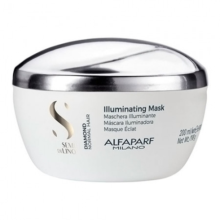 Маска для волос придающая блеск ALFAPARF Milano Semi Di Lino DIAMOND 200ml