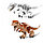 Конструктор Lele 39119 Dinosaur World "Юрский период. Индоминус Рекс",  динозавр 28 см, аналог Lego 2 вида, фото 6