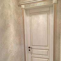 Реставрация и покраска деревянных дверей с эффектом патины