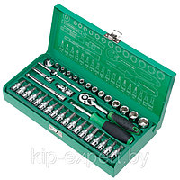 Набор торцевых ключей для авто (1/4",13 головок,18 бит, 38 предметов) Pro'sKit SK-23801M