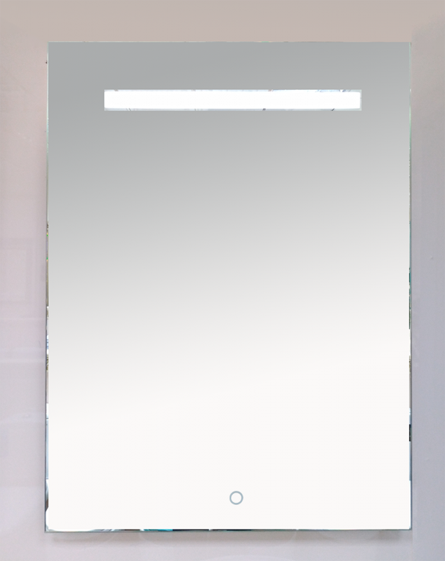Зеркало  Misty 1 Неон LED 600х800 сенсор на зеркале (прямоугольное)