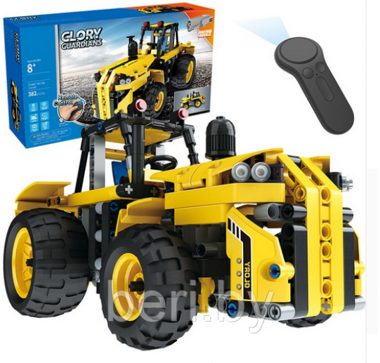 13017 Конструктор "Трактор! 382 детали, на радиоуправлении  аналог Lego Technik