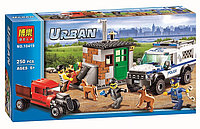 10419 Конструктор Bela Urban Полицейский отряд с собакой 250 деталей аналог Lego City 60048