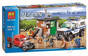 10419 Конструктор Bela Urban Полицейский отряд с собакой  250 деталей аналог Lego City 60048