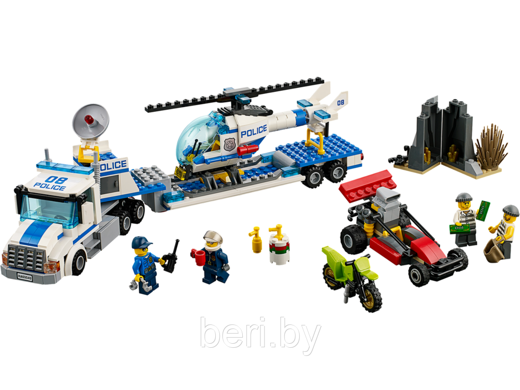 Конструктор 10422 Bela Urban "Перевозчик вертолёта", 410 деталей, аналог Lego City 60049 - фото 3 - id-p100128497