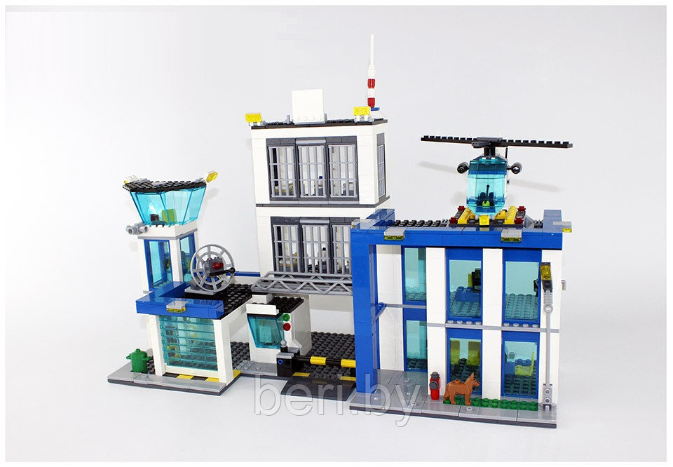 10424 Конструктор Bela Urban "Большой полицейский участок" 890 деталей, аналог Lego City 60047 - фото 4 - id-p100128643