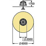Сетка с вращением Н=1700 арт. 007017, фото 2