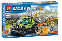 10638 Конструктор Bela Urban "Вулканический грузовик" 185 деталей, аналог Lego City 60121