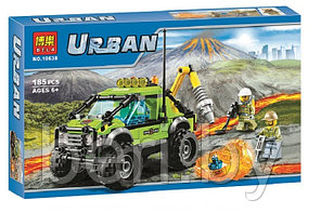 10638 Конструктор Bela Urban "Вулканический грузовик" 185 деталей, аналог Lego City 60121