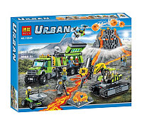 10641 Конструктор Bela Urban "База исследователей вулканов" 860 деталей, аналог Lego City 60124