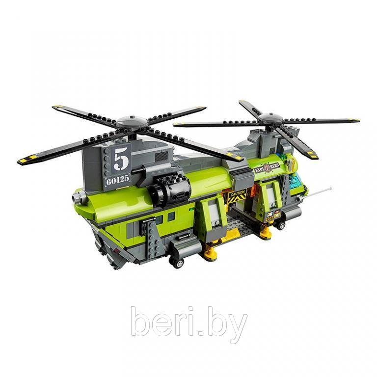 10642 Конструктор Bela Urban "Грузовой вертолет Вулкан" 1325 деталей, аналог Lego City 60125 - фото 5 - id-p100132630